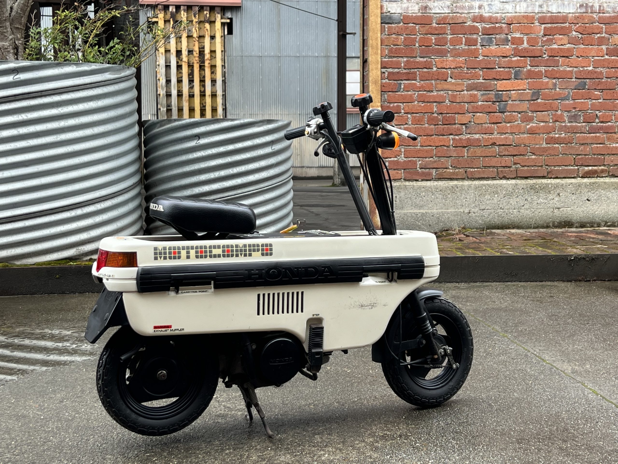 1983 Honda Motocompo - white | AdamsGarage - SODO-MOTO